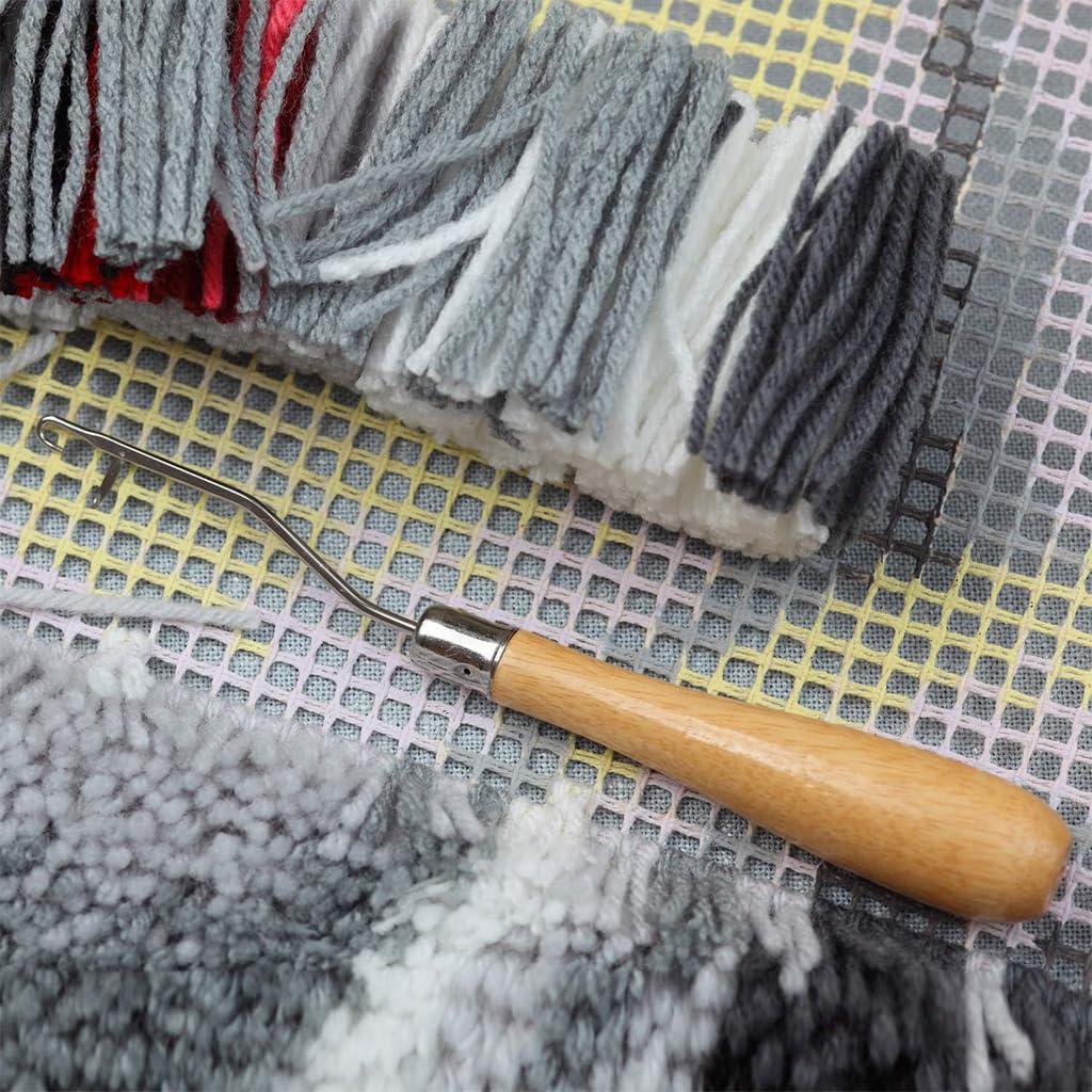 HASTHIP 9Pcs Crochet Hooks for Hair, Latch Hook Tool, Crochet Hair Needle, Dreadlocks Crochet Hook Set for Hair Extension Braid Carpet Making and Other Craft HASTHIP 9Pcs Crochet Hooks for Hair, Latch Hook Tool, Crochet Hair Needle, Dreadlocks Crochet Hook Set for Hair Extension Braid Carpet Making and Other Craft